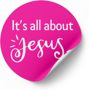 It’s All About Jesus – Christmas Sticker #8