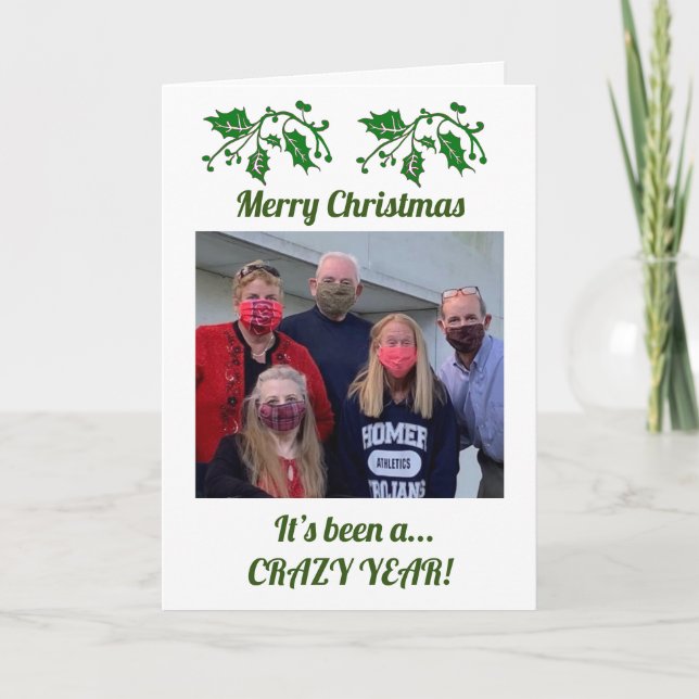 It’s Been a CRAZY YEAR from the Gang with Photo Card (Front)