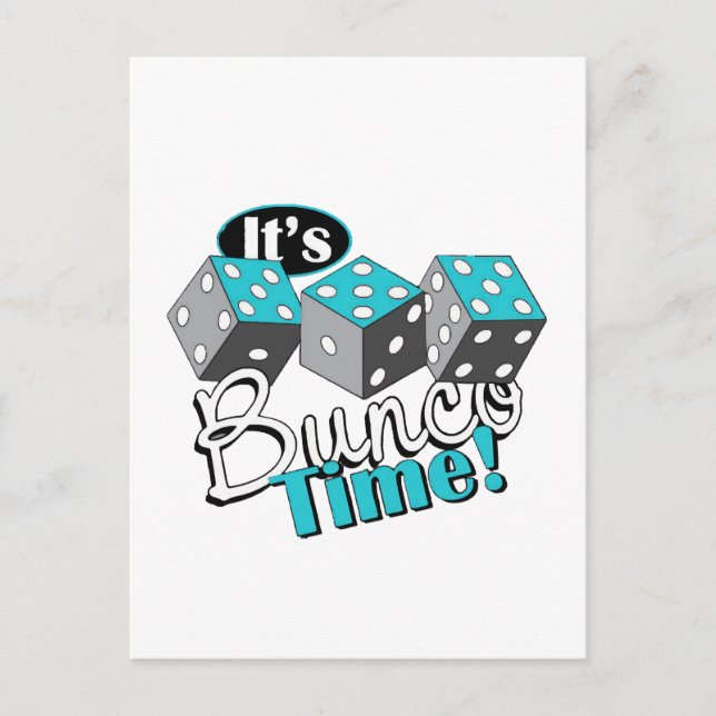It s Bunco Time! Postcard (Front)