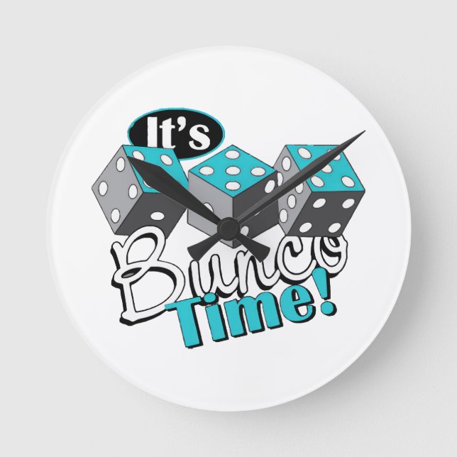 It s Bunco Time! Round Clock (Front)