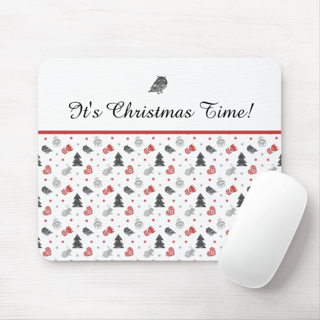 It’s Christmas Time Mouse Pad (With Mouse)