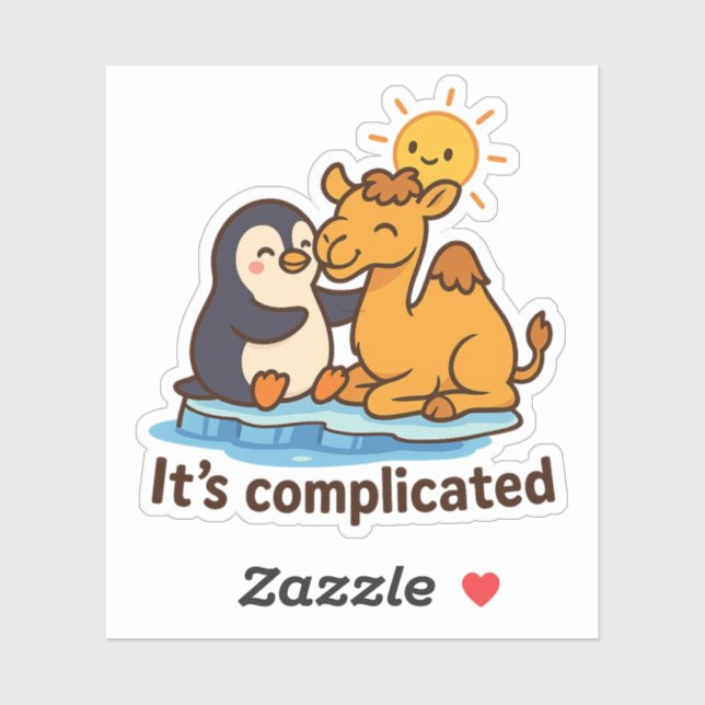 It’s Complicated – Penguin & Camel Hug (Sheet)