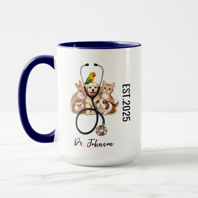 It’s Dr. Actually Animals | Funny Doctor Day Mug (Left)
