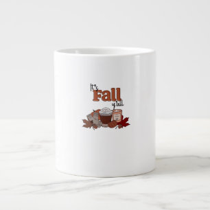 It’s Fall Y’all Aesthetic Simple Large Coffee Mug