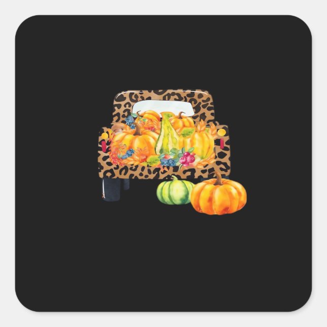 It’s Fall Y’all Autumn Costume Gift Creative Style Square Sticker (Front)