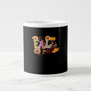 It’s Fall Y’all Autumn Design Minimal Clean Large Coffee Mug