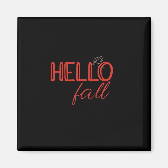 It’s Fall Y’all Autumn Leave Design Cute Pumpkin F Magnet (Front)