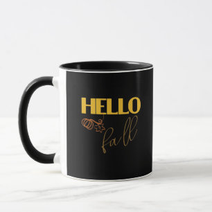 It’s Fall Y’all Autumn Leave Design Cute Pumpkin V Mug