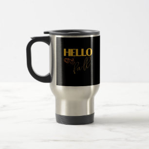 It’s Fall Y’all Autumn Leave Design Cute Pumpkin V Travel Mug