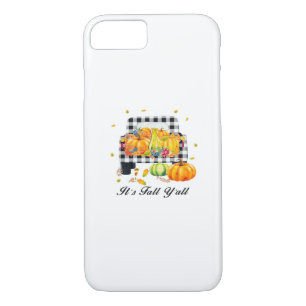 It’s Fall Y’all Autumn Pumpkin Plaid Case-Mate iPhone Case
