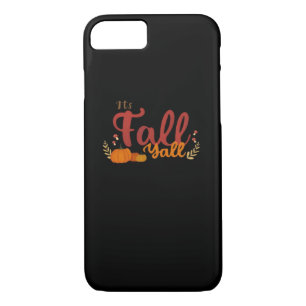 It’s Fall Y’all Autumn Pumpkins And Mushrooms Desi Case-Mate iPhone Case