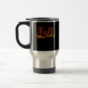 It’s Fall Y’all Autumn Pumpkins And Mushrooms Desi Travel Mug