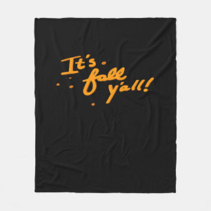 It’s Fall Y’all Basic Casual Fleece Blanket