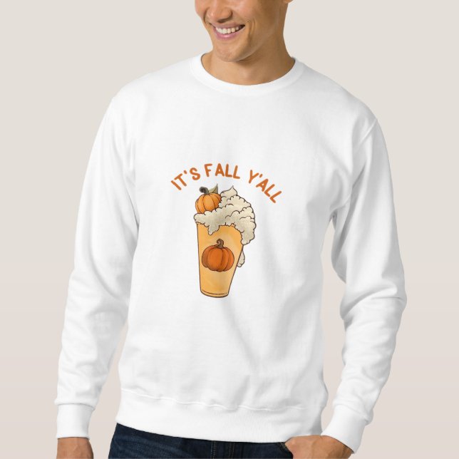 It’s Fall Y’all Classic Retro Sweatshirt (Front)