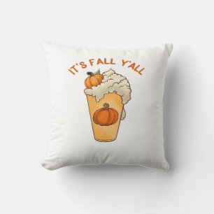 It’s Fall Y’all Classic Retro Throw Pillow