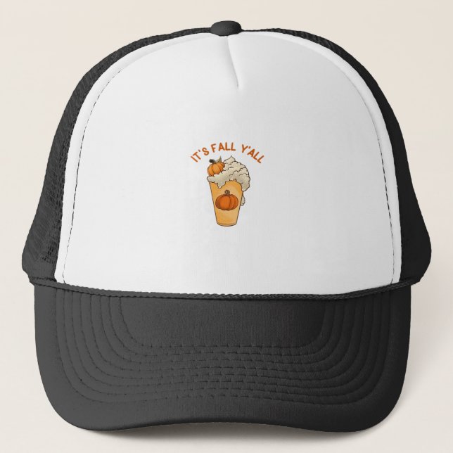 It’s Fall Y’all Classic Retro Trucker Hat (Front)