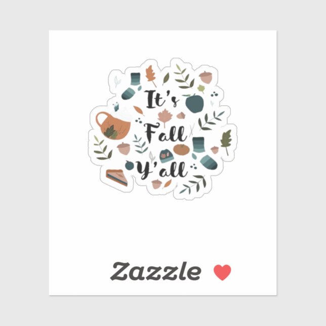 It’s Fall Y’all Classic Vintage Design (Sheet)