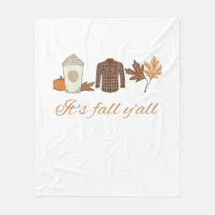It’s Fall Y’all Creative Art Fleece Blanket