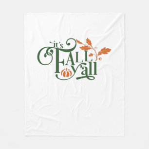 It’s Fall Y’all Creative Casual Fleece Blanket