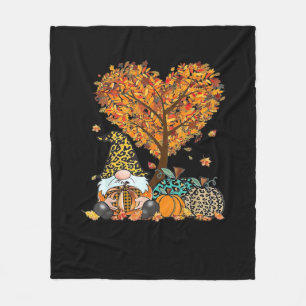 It’s Fall Y’all Cute Gnomes Pumpkin Autumn Tree Fa Fleece Blanket