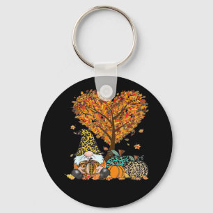 It’s Fall Y’all Cute Gnomes Pumpkin Autumn Tree Fa Keychain