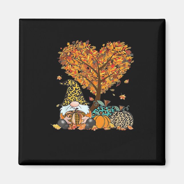 It’s Fall Y’all Cute Gnomes Pumpkin Autumn Tree Fa Magnet (Front)