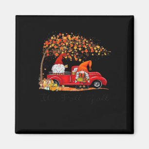 It’s Fall Y’all Cute Gnomes Tree Fall Leaves Magnet
