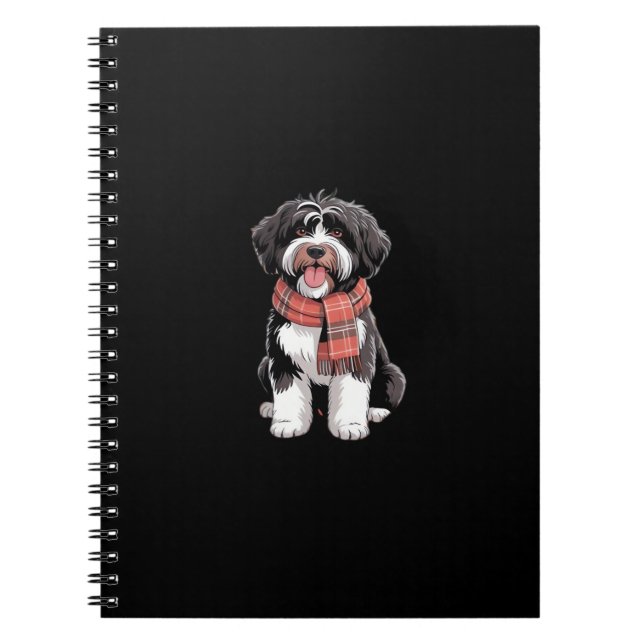It’s Fall Y’all Cute Schnoodle Autumn Tree Fall Le Notebook (Front)