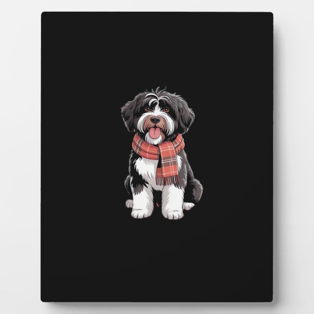 It’s Fall Y’all Cute Schnoodle Autumn Tree Fall Le Plaque (Front)