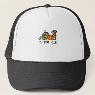 It’s Fall Y’all Dachshund Funny Casual Trucker Hat
