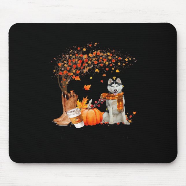 It’s Fall Y’all Dog Thanksgiving Halloween Aesthet Mouse Pad (Front)
