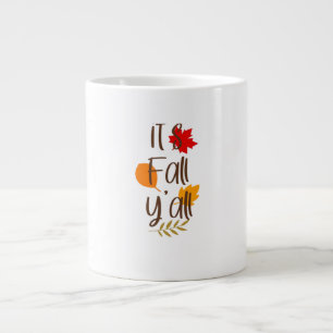 It’s Fall Y’all Essential Cool Unique Large Coffee Mug