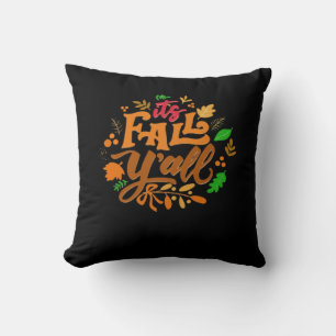 It’s Fall Y’all Essential Retro Classic Throw Pillow