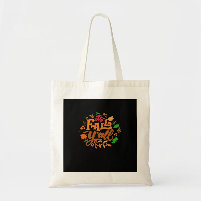 It’s Fall Y’all Essential Retro Classic Tote Bag (Front)