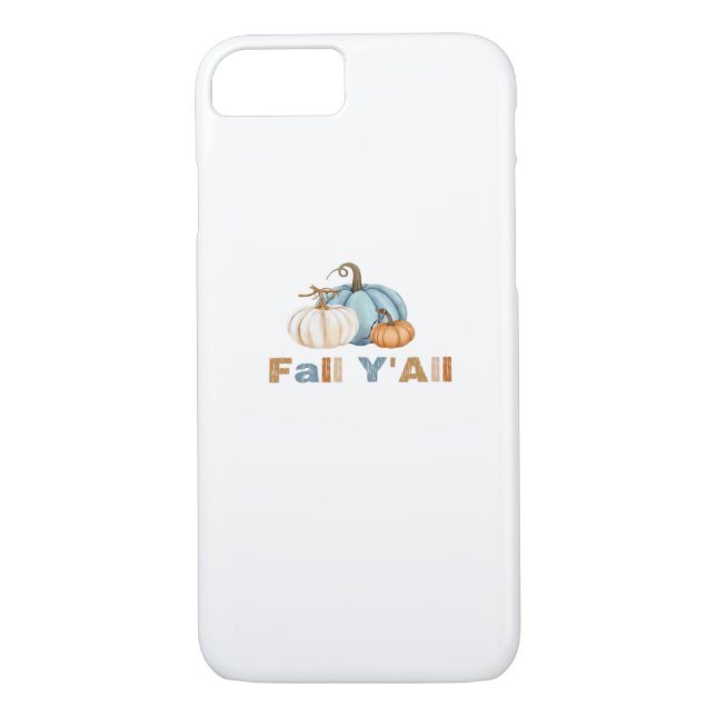 It’s Fall Y’all, Fall Season, Pumpkins Case-Mate iPhone Case (Back)
