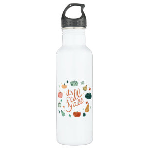 It’s Fall Y’all. Fall With Pumpkins And Leaves 710 Ml Water Bottle