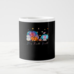 It’s Fall Y’all Funny Magic Halloween Pumpkin Than Large Coffee Mug