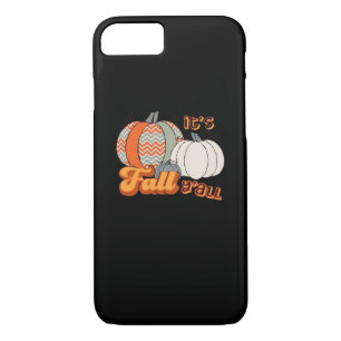 It’s Fall Y’all, Funny Pumpkins Chevron Pattern Case-Mate iPhone Case