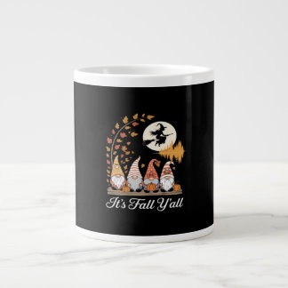 It’s Fall Y’all Gnomes Autumn Design Large Coffee Mug