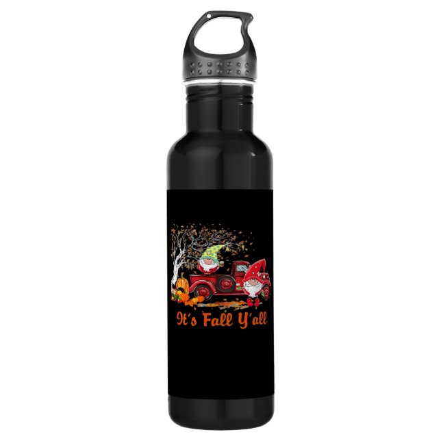 It’s Fall Y’all Gnomes Pumpkin Spice 710 Ml Water Bottle (Front)