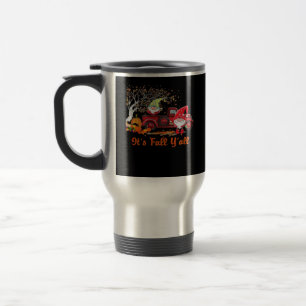 It’s Fall Y’all Gnomes Pumpkin Spice Travel Mug