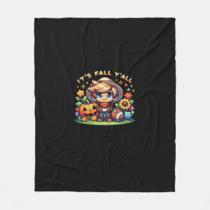 It’s Fall Y’all Graphic Creative Casual Fleece Blanket
