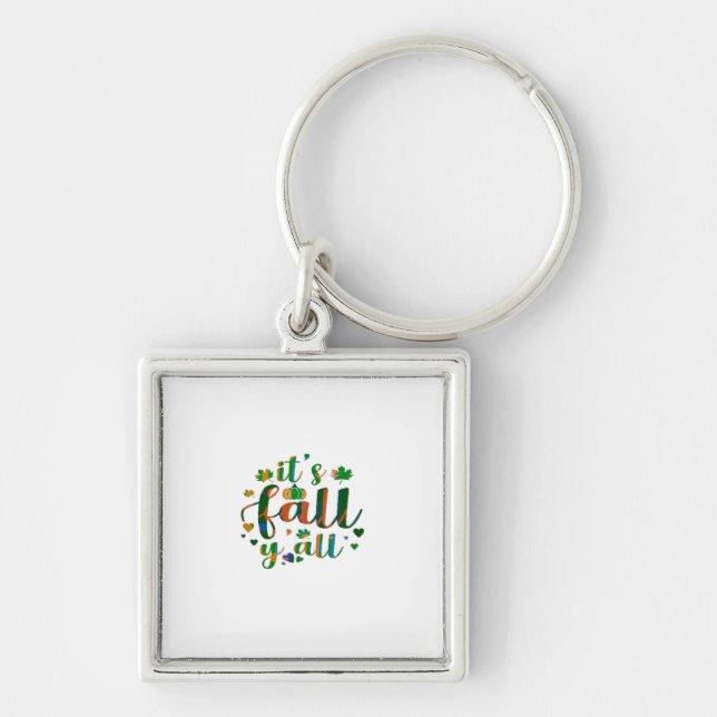 It’s Fall Y’all Graphic Style Keychain (Front)