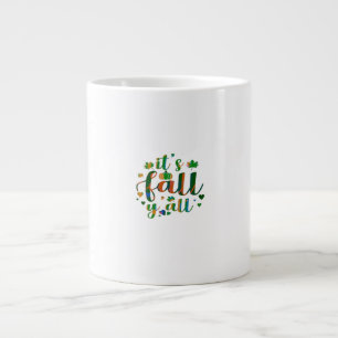 It’s Fall Y’all Graphic Style Large Coffee Mug