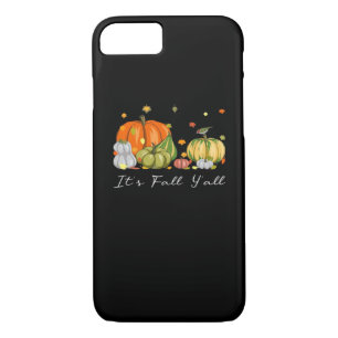 It’s Fall Y’all Halloween Pumpkin Autumn Leaves Th Case-Mate iPhone Case