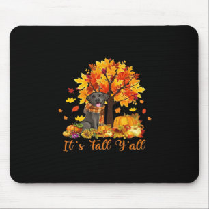 It’s Fall Y’all Halloween Thanksgiving Retro Graph Mouse Pad