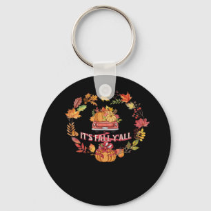 It’s Fall Y’all Harvest Road Keychain