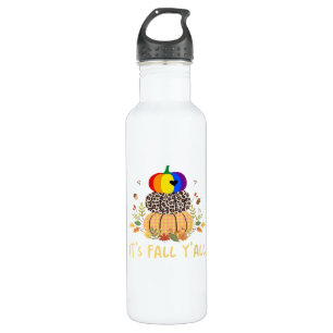 It’s Fall Y’all LGBTQ Pride Pumpkin Creative Casua 710 Ml Water Bottle