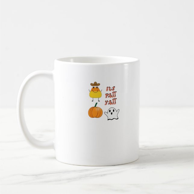 It’s Fall Y’all Minimal Clean Coffee Mug (Left)