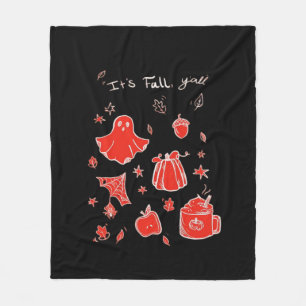 It’s Fall Y’all Minimal Clean Fleece Blanket